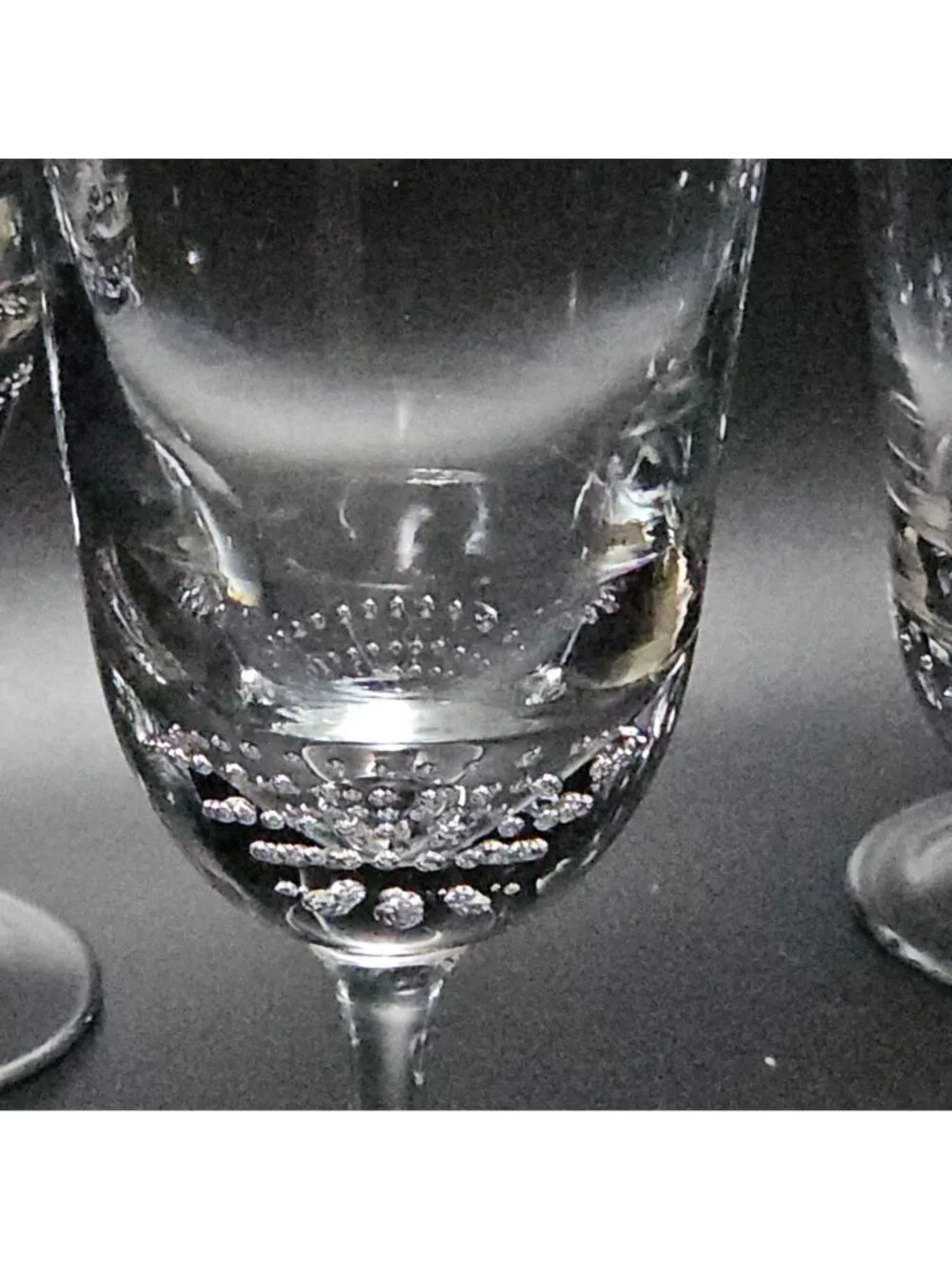 4 Pier 1 Bubbles Water Goblets 8.25